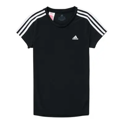 Adidas G 3S T girls's Children's T shirt in Black