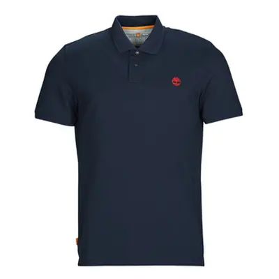 Timberland SS MR Polo Slim DARK SAPPHIRE men's Polo shirt in Marine