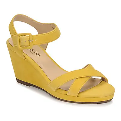 JB Martin QUERIDA women's Sandals in Yellow