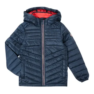 Jack & Jones JJEHERO PUFFER HOOD boys's Children's Jacket in Marine