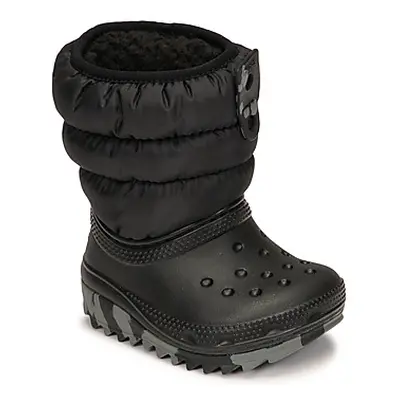 Crocs Classic Neo Puff Boot T boys's Children's Snow boots in Black