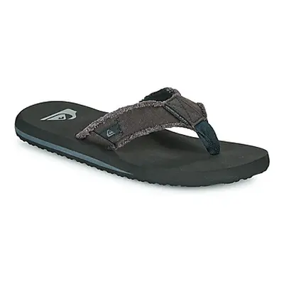 Quiksilver MONKEY ABYSS men's Flip flops / Sandals (Shoes) in Black