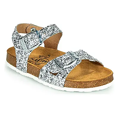 Plakton LISA girls's Children's Sandals in Silver