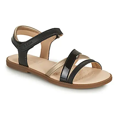 Geox SANDAL KARLY GIRL girls's Children's Sandals in Black