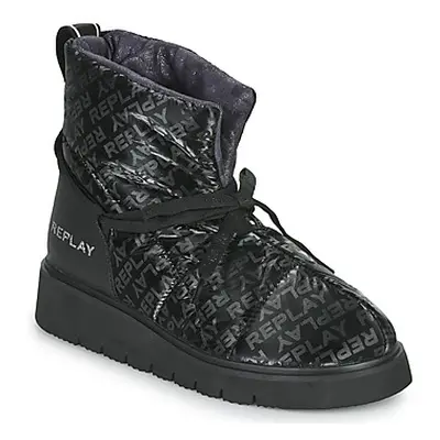 Replay MELROSE ALLOVER women's Mid Boots in Black