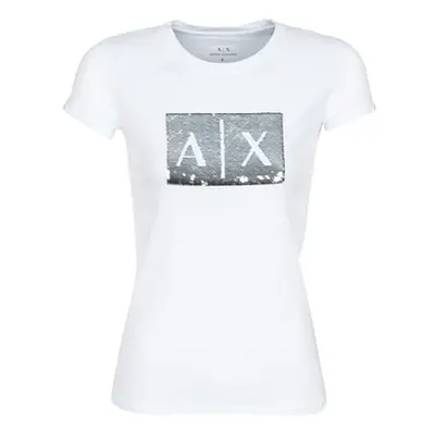 Armani Exchange HANEL women's T shirt in White