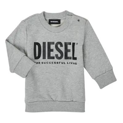 Diesel SCREWDIVISION LOGOB girls's Children's Sweatshirt in Grey