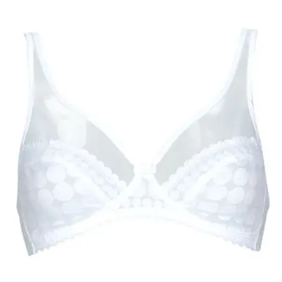 DIM DIM GENEROUS women's Triangle bras and Bralettes in White