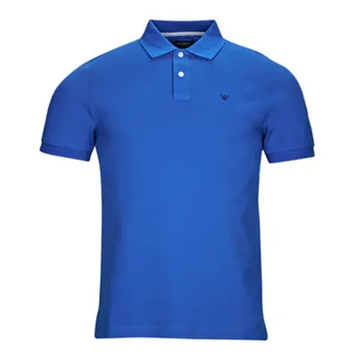 Hackett ESSENTIALS SLIM FIT LOGO men's Polo shirt in Blue