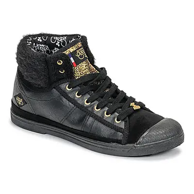 Le Temps des Cerises BASIC 03 women's Shoes (High-top Trainers) in Black