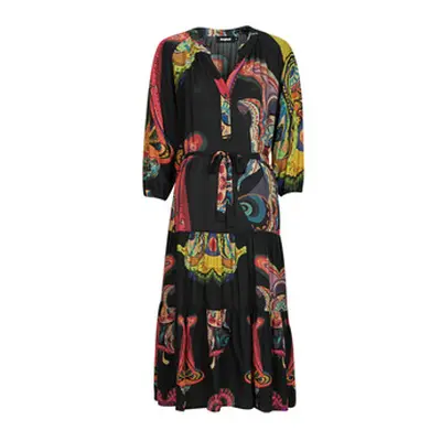 Desigual ODYSSEY women's Long Dress in Black