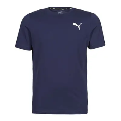 Puma ESS TEE men's T shirt in Blue