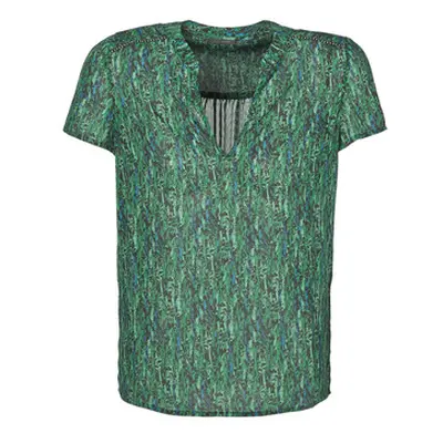 Ikks BR11055 women's Blouse in Green