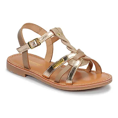 Les Tropéziennes par M Belarbi BADAMI girls's Children's Sandals in Beige