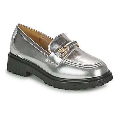 Moony Mood NEW09 women's Loafers / Casual Shoes in Silver