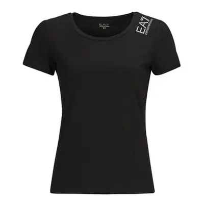 Emporio Armani EA7 8NTT50-TJDZZ-0200 women's T shirt in Black