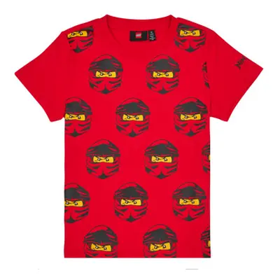 LEGO Wear LWTAYLOR 611 - T-SHIRT S/S boys's Children's T shirt in Red