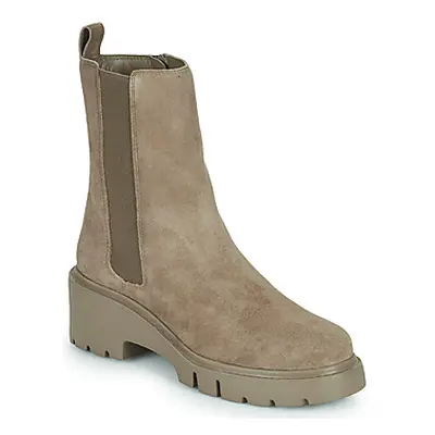 Unisa JAJUN women's Mid Boots in Beige