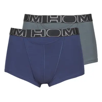 Hom HOM BOXERLINES BOXER BRIEF HO1 PACK X2 men's Boxer shorts in Blue