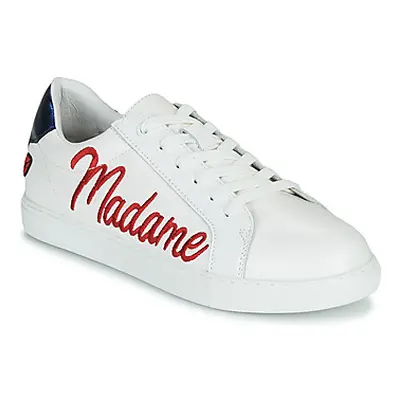 Bons baisers de Paname SIMONE MADAME MONSIEUR women's Shoes (Trainers) in White