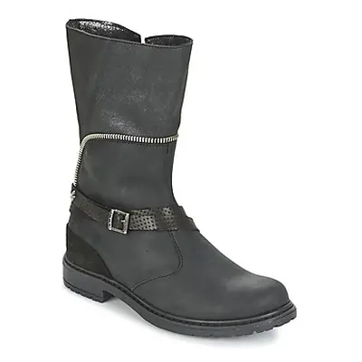 Ikks FLORA girls's Children's High Boots in Black