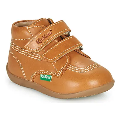 Kickers BILLY VELK-2 boys's Children's Shoes (High-top Trainers) in Brown