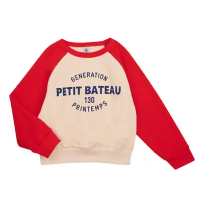 Petit Bateau FORGET boys's Children's sweatshirt in Multicolour