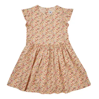 Petit Bateau FLEURS girls's Children's dress in Multicolour