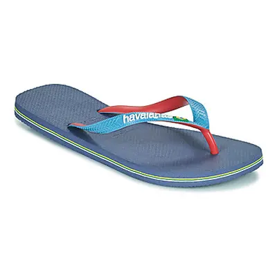 Havaianas BRASIL MIX men's Flip flops / Sandals (Shoes) in Blue