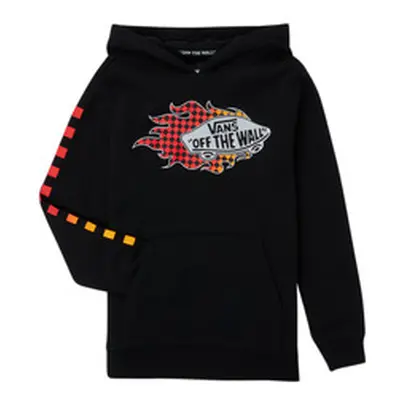 Vans LOGO PO boys's Children's sweatshirt in Black