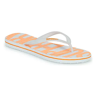 Superdry VINTAGE VEGAN FLIP FLOP women's Flip flops / Sandals (Shoes) in White