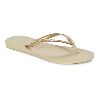 Havaianas SLIM women's Flip flops / Sandals (Shoes) in Gold