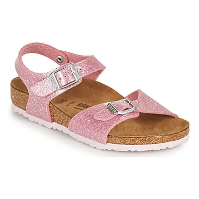 Birkenstock RIO PLAIN girls's Children's Sandals in Pink