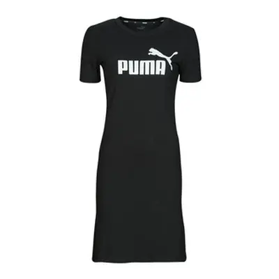 Puma ESS SLIM TEE DRESS women's Dress in Black