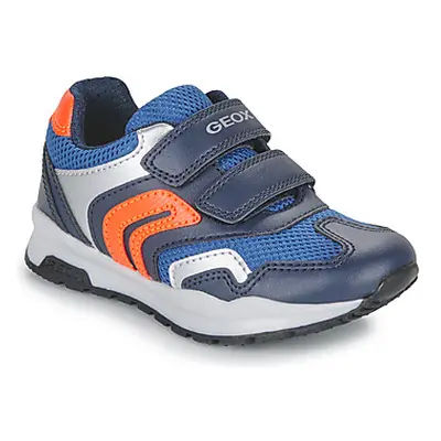 Geox J PAVEL A boys's Children's Shoes (Trainers) in Marine