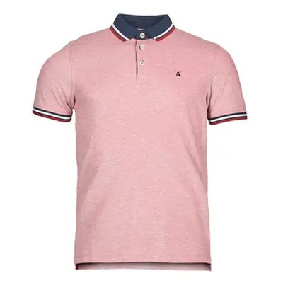 Jack & Jones JJEPAULOS men's Polo shirt in Red