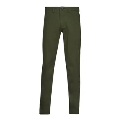 Selected SLH175-SLIM NEW MILES FLEX PANT NOOS men's Trousers in Kaki