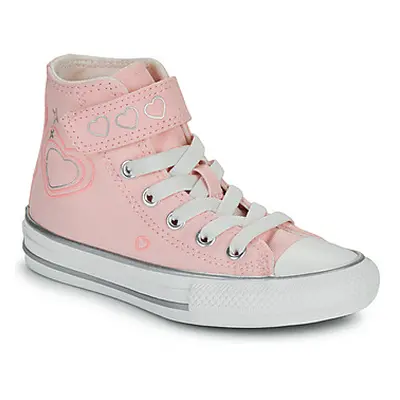 Converse CHUCK TAYLOR ALL STAR 1V girls's Children's Shoes (High-top Trainers) in Pink