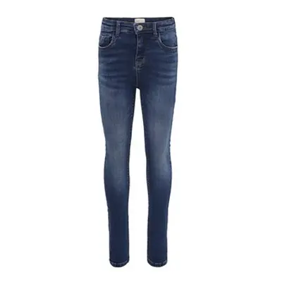 Only KONPAOLA girls's Children's Skinny Jeans in Blue