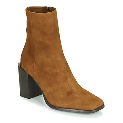 Fericelli NRETZEL women's Low Ankle Boots in Brown