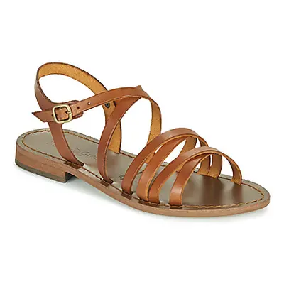 Dream in Green OBALINE women's Sandals in Brown