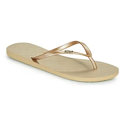 Roxy VIVA V women's Flip flops / Sandals (Shoes) in Gold