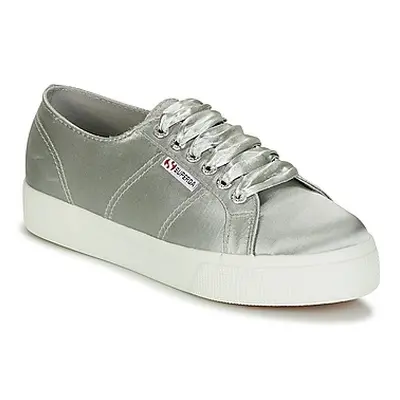 Superga 2730 SATIN W women's Shoes (Trainers) in Grey