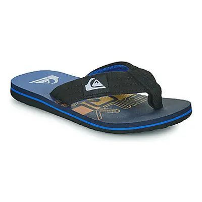 Quiksilver MOLOKAI LAYBACK II YOUTH boys's Children's Flip flops / Sandals in Blue