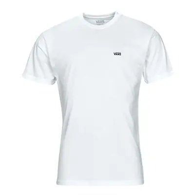 Vans LEFT CHEST LOGO TEE men's T shirt in White