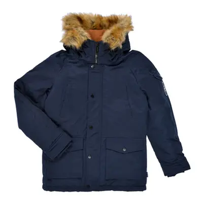 Deeluxe OFFICIAL boys's Children's Parka in Blue