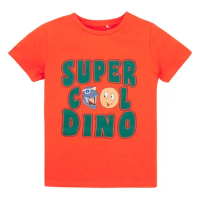 Name it NMMTONY SS TOP boys's Children's T shirt in Orange