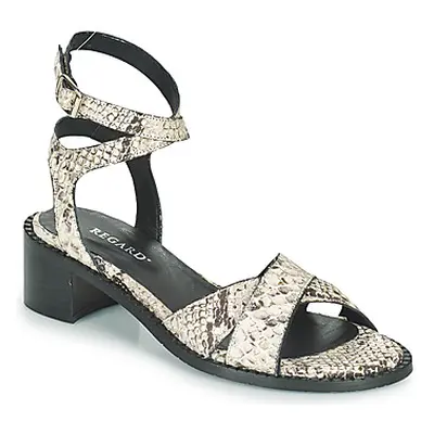 Regard ELISE1 V3 EROTICA IVORY women's Sandals in Grey