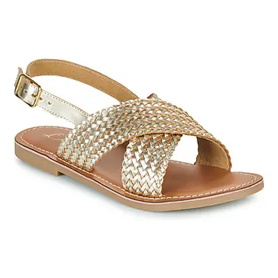 L'Atelier Tropézien FANNY women's Sandals in Gold