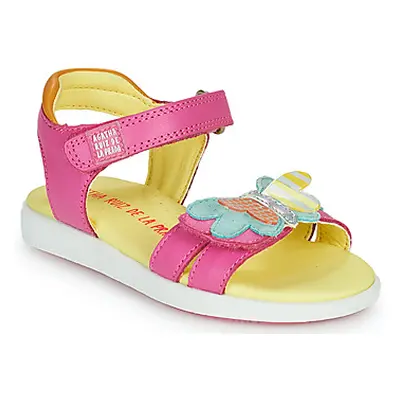 Agatha Ruiz de la Prada Aitana girls's Children's Sandals in Pink